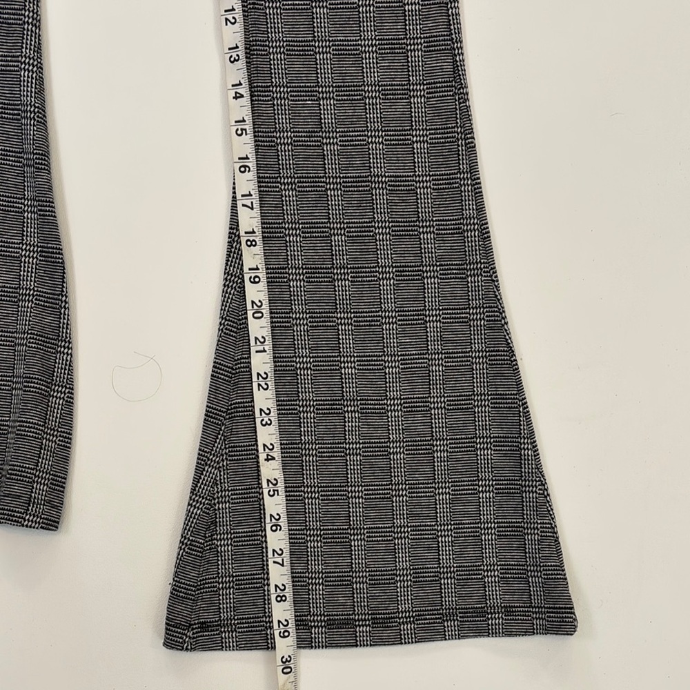 SO Plaid Flare Pants Women’s Sz Small y2k Preppy Office Siren 70s - Picture 5 of 9